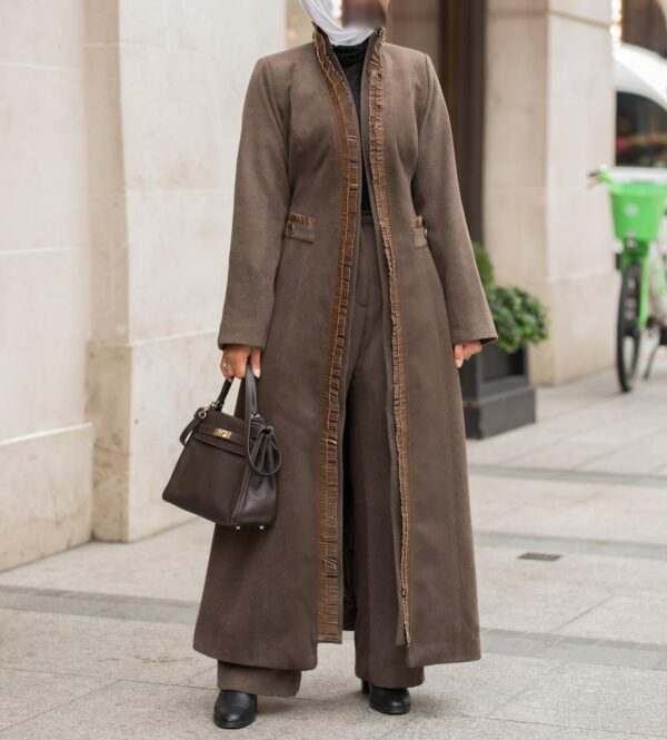 Leather jacket and pants set
