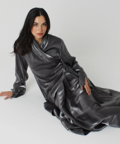 Silver Wrap Kaftan