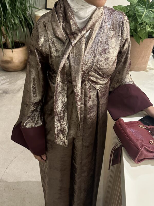 Velvet Wrap Kaftan - Image 5