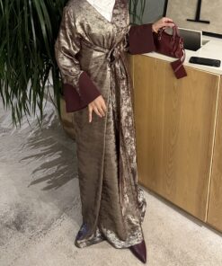 Velvet Wrap Kaftan