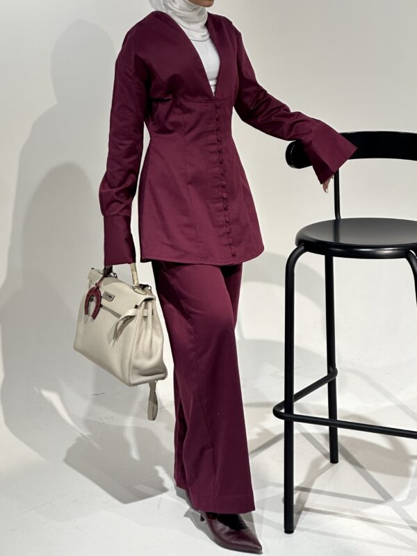 Buttoned Shirt Set - Image 2