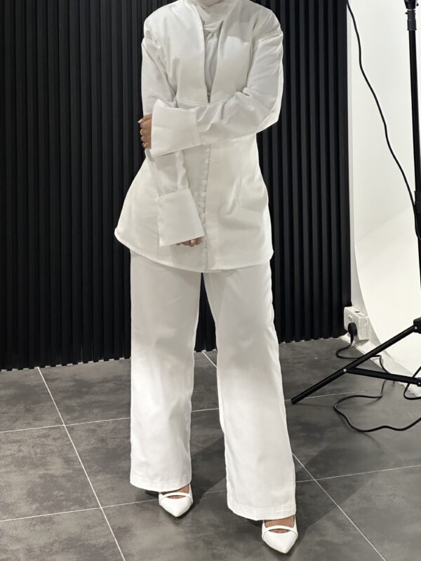 Buttoned Shirt Set