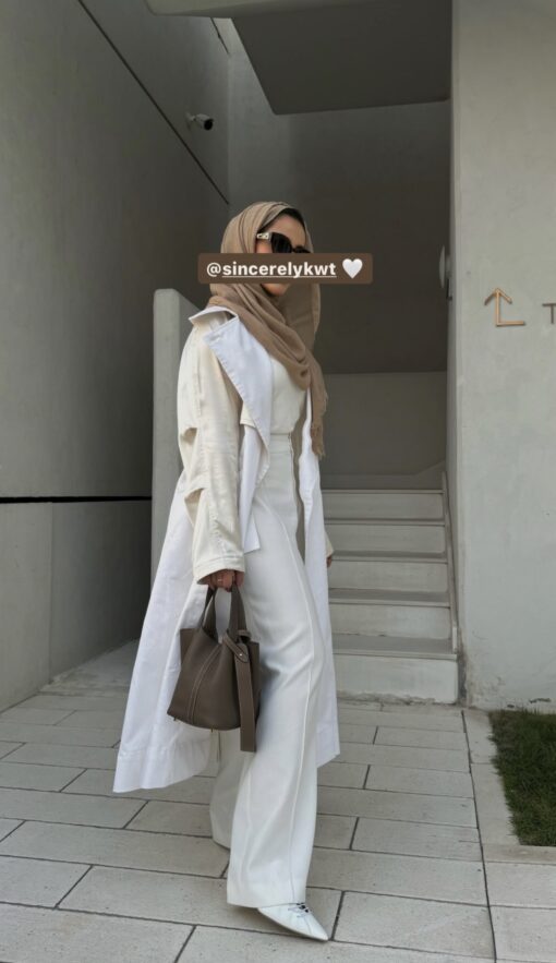 Half silk Trench Coat - Image 4