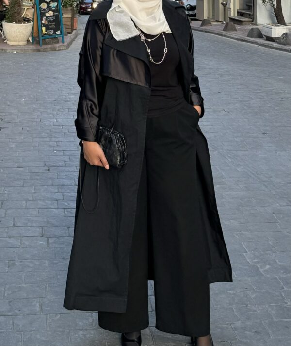 Half silk Trench Coat - Image 5