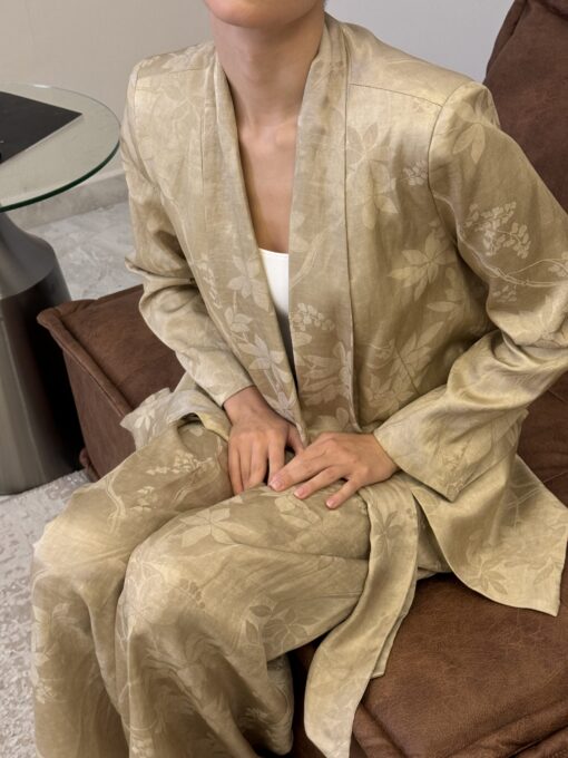Silk Pattern Blazer set - Image 5