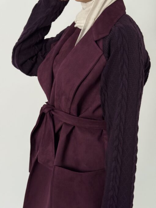 Cardigan Knit x suede - Image 5