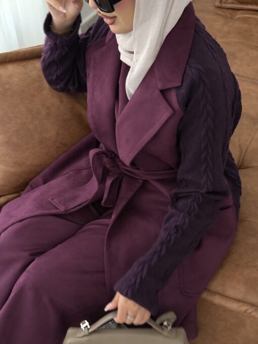 Cardigan Knit x suede - Image 7