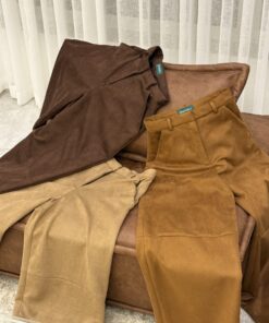 Suede Pants