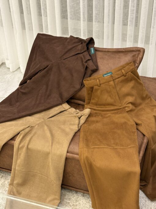 Suede Pants