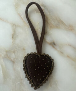 Charm 8 ( beaded heart )