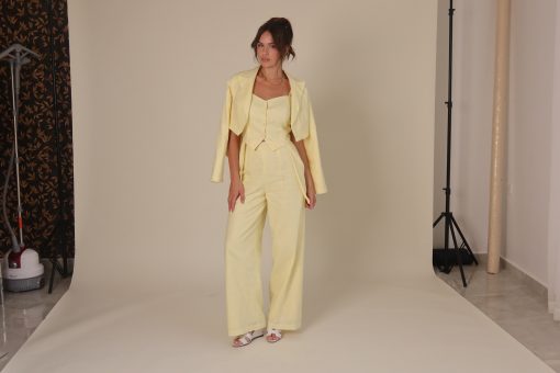 Tuxedo Three Piece Set LINEN