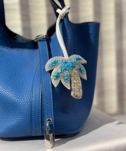 Blue palm tree Charm
