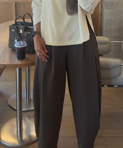 Alternative view of Tied balloon pants