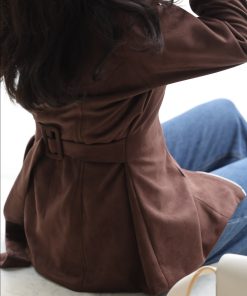 Alternative view of Suede Zipper Jacket