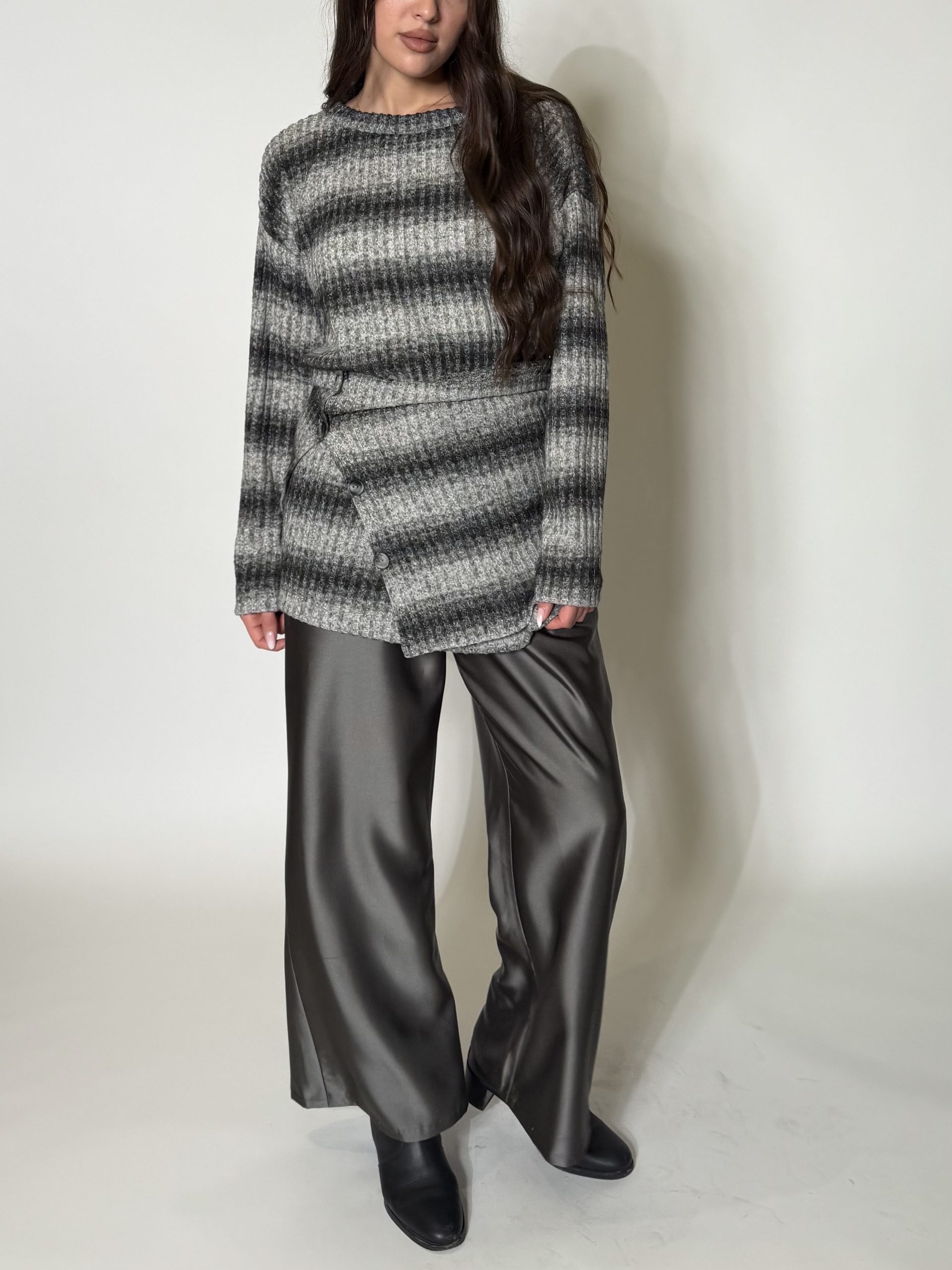 Grey Jumper + waist coat