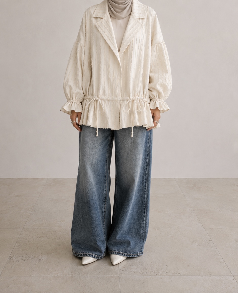 The drawstring Jacket - الصورة 4