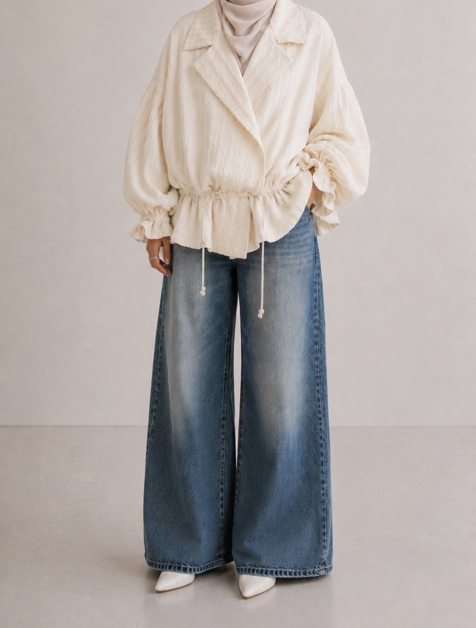 The drawstring Jacket - الصورة 5