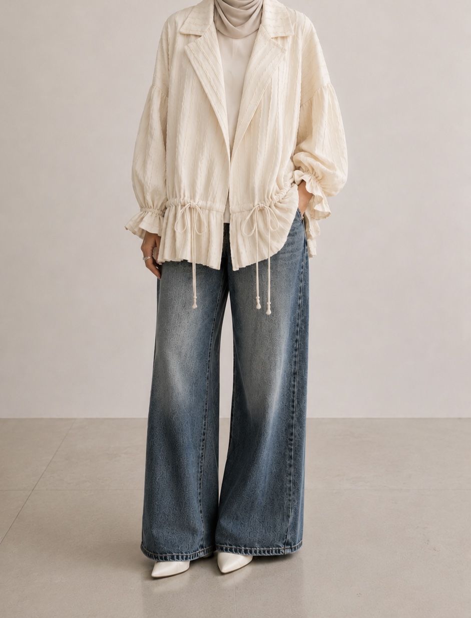 The drawstring Jacket - الصورة 6
