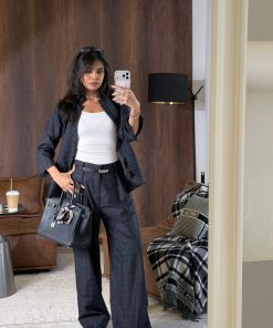 ⁦Checkered blazer set⁩ - الصورة ⁦6⁩
