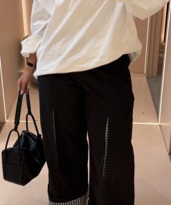Checkered Slit pants - الصورة 8