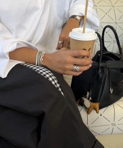 Checkered Slit pants - الصورة 3
