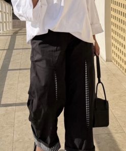 Checkered Slit pants - الصورة 7